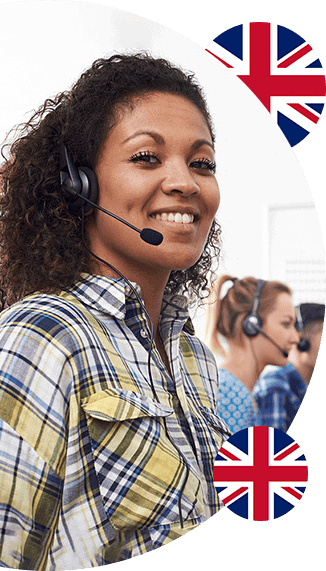 customer-service-team three customer service representatives with headsets on, ready to assist